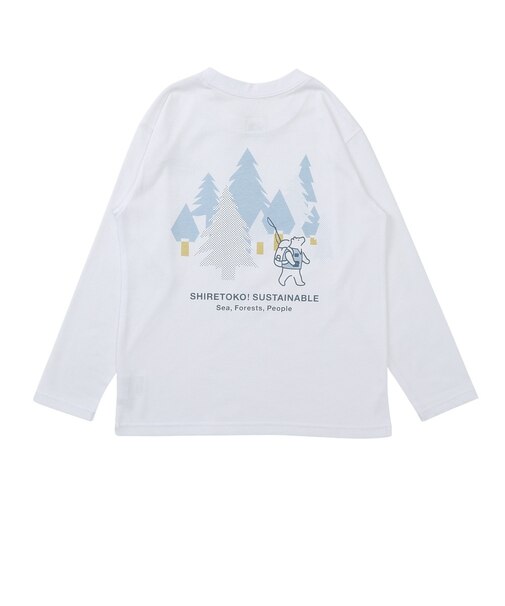 ザ・ノース・フェイス（THE NORTH FACE）トドラー ロングスリーブシレトコトコTシャツ NTT82630ST W