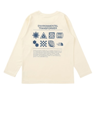 ザ・ノース・フェイス（THE NORTH FACE）トドラー ロングスリーブグラフィックTシャツ NTT82533 WS