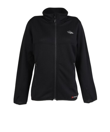 ポールワーズ（POLEWARDS）ジップアップ フリース POLAR GRID ジャケット PW2WBL01 BLK