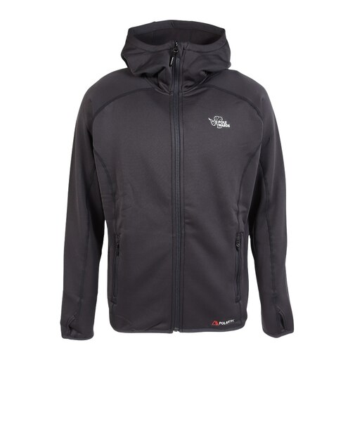 ポールワーズ（POLEWARDS）ジップアップ フリース POLAR STRETCH フーディ PW2WAL02 CGRY