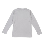 長袖アンダー シャツ ExFineMerinoWool RE26FDSH5620017 LGRY
