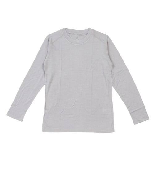 長袖アンダー シャツ ExFineMerinoWool RE26FDSH5620017 LGRY