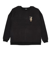 クリフメイヤー(KRIFF MAYER)もちのび刺繍長袖Tシャツ ラビット 2615600:17:CHARCOAL