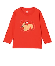 ヘリーハンセン（HELLY HANSEN）ジュニア ロングスリーブアニマルTシャツ HJ32662 EM