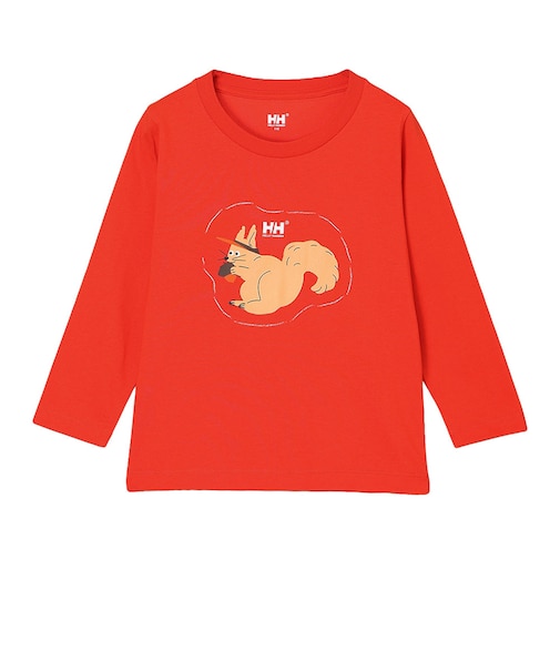 ヘリーハンセン（HELLY HANSEN）ジュニア ロングスリーブアニマルTシャツ HJ32662 EM