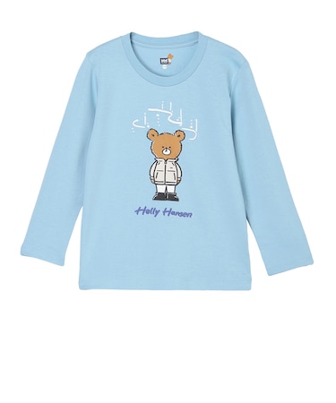 ヘリーハンセン（HELLY HANSEN）ジュニア ロングスリーブヘリーベアオーロラTシャツ HJ32561 PB