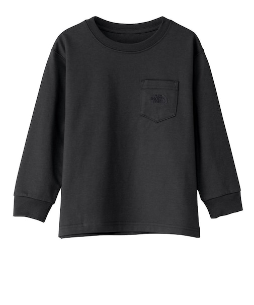 ザ・ノース・フェイス（THE NORTH FACE）トドラー 長袖Tシャツ ロンT ポケットロゴティー NTT82526 K