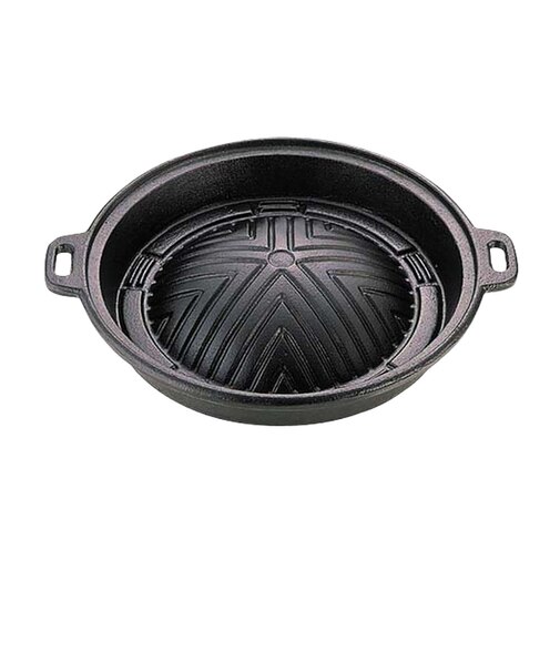 キャプテンスタッグ（CAPTAIN STAG）バーベキュー BBQ キャンプ 鋳物 ジンギスカン鍋 25cm UG-3038