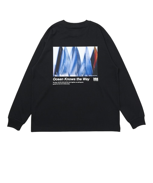 ヘリーハンセン（HELLY HANSEN）長袖Tシャツ ロンT OCEAN GRP HE32667 K