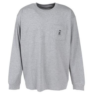 コールマン（Coleman）ポケット付き長袖Tシャツ X5650A GRY