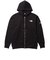 ザ・ノース・フェイス（THE NORTH FACE）パーカー フルジップ スクエアロゴフルジップ NT12335 K ブラック