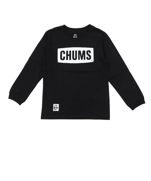 チャムス（CHUMS）キッズ ロゴブラッシュド ロングスリーブTシャツ CH21-1479-K071