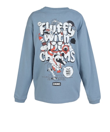 チャムス（CHUMS）フラッフィーポケットブラッシュドロングスリーブTシャツ CH11-2880-A040
