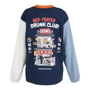チャムス(CHUMS)アカアシサカバブラッシュド ロングスリーブTシャツ CH11-2879-C125