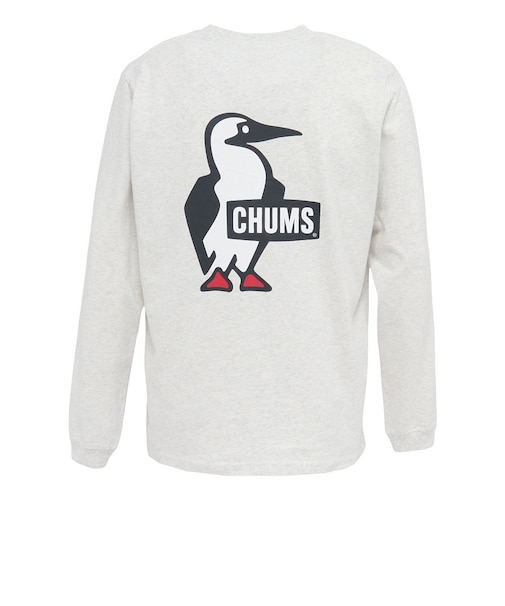 チャムス（CHUMS）ブービーロゴブラッシュド ロングスリーブTシャツ CH01-2668-G044