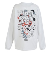 チャムス（CHUMS）フラッフィーポケットブラッシュドロングスリーブTシャツ CH11-2880-W001