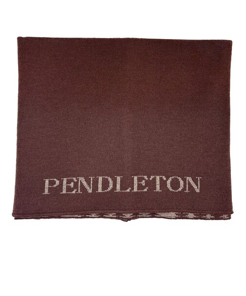 ペンドルトン（PENDLETON）ネックウォーマー リバーシブルニットネックウォーマー PDT-000-263033 BRN