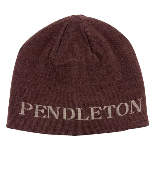 ペンドルトン（PENDLETON）ニット帽 トレッキング 登山 リバーシブルニットビーニー PDT-000-263032 BRN