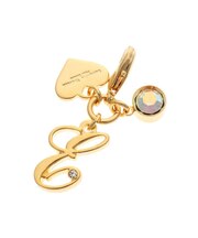 シンプルイニシャル ファスナーチャーム E