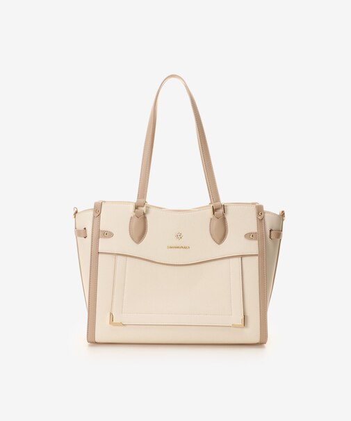 シンプルビジューA4トートバッグ