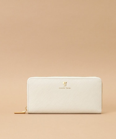 Pomme d'espoir ポムディスポワール バイカラーラウンドジップ長財布