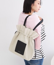 【A4対応】ドロストデザイン巾着トートバッグ