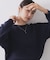ループヤーンスリーブニット【洗濯機OK】