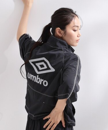 ◆【umbro/アンブロ】シアーナイロン5分袖ZIPアップブルゾン