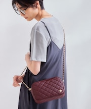 【斜めがけ可】キルティングミニショルダーバッグ