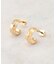 ツイルデザインメタルピアス