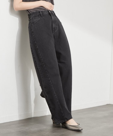 【Lee別注】バレルレッグデニムパンツ