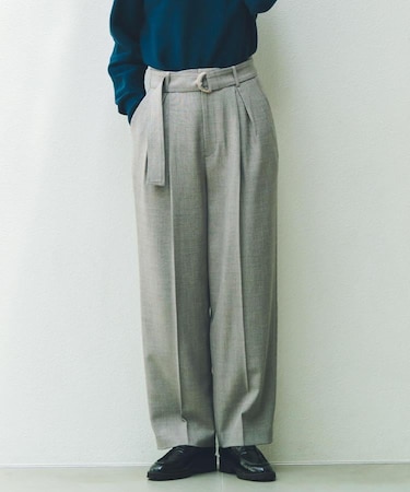 ベルト付バレルパンツ【セットアップ可】/CAVIANシリーズ