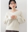 【洗える】上品にきらめく フェザーラメニット