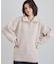 【洗える】ほど良くラフで女性らしい ハーフZIPニット