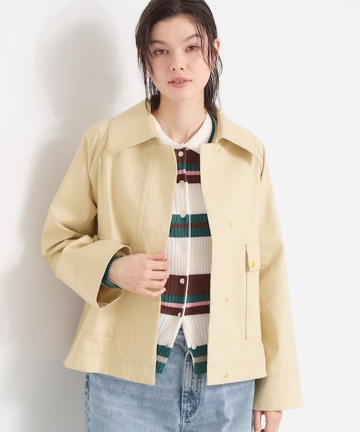大人かっこいい 軽やかデニム&チノブルゾン
