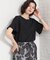 【ひんやりさらさら】軽やかに揺れる シアーフレアスリーブTシャツ