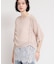 軽やかなレイヤードスタイルに ドロストメッシュニット