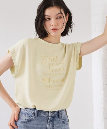 【ひんやりさらさら】軽やかに着られる プリントTシャツ