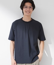 【吸水速乾/UVカット/接触冷感】ミニリップル半袖Tシャツ