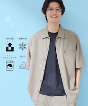 【吸水速乾／防シワ／マシンウォッシャブル】ハイドロクール 半袖シャツ