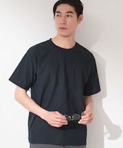 【接触冷感/吸水速乾/UVカット】パーフェクテック リンクス柄 半袖Tシャツ
