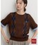 POLO BCS/アーガイル5分袖ニット
