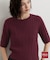 POLO BCS/ケーブル5分袖ニット