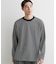 【洗濯機OK】リップルボーダー長袖Tシャツ