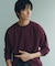 【洗濯機OK】カノコ編み 長袖Tシャツ