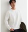 【ジャケットスタイルにも◎】リンクス柄 長袖Tシャツ