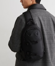 異素材コンビ スリングバック