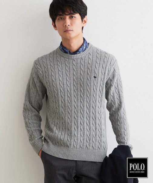 POLO BCS / 別注ケーブルニット