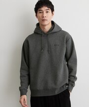 【裏起毛／洗濯機OK】ワンポイントパーカ