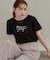 【接触冷感・UVカット・洗える】リボン ロゴTシャツ